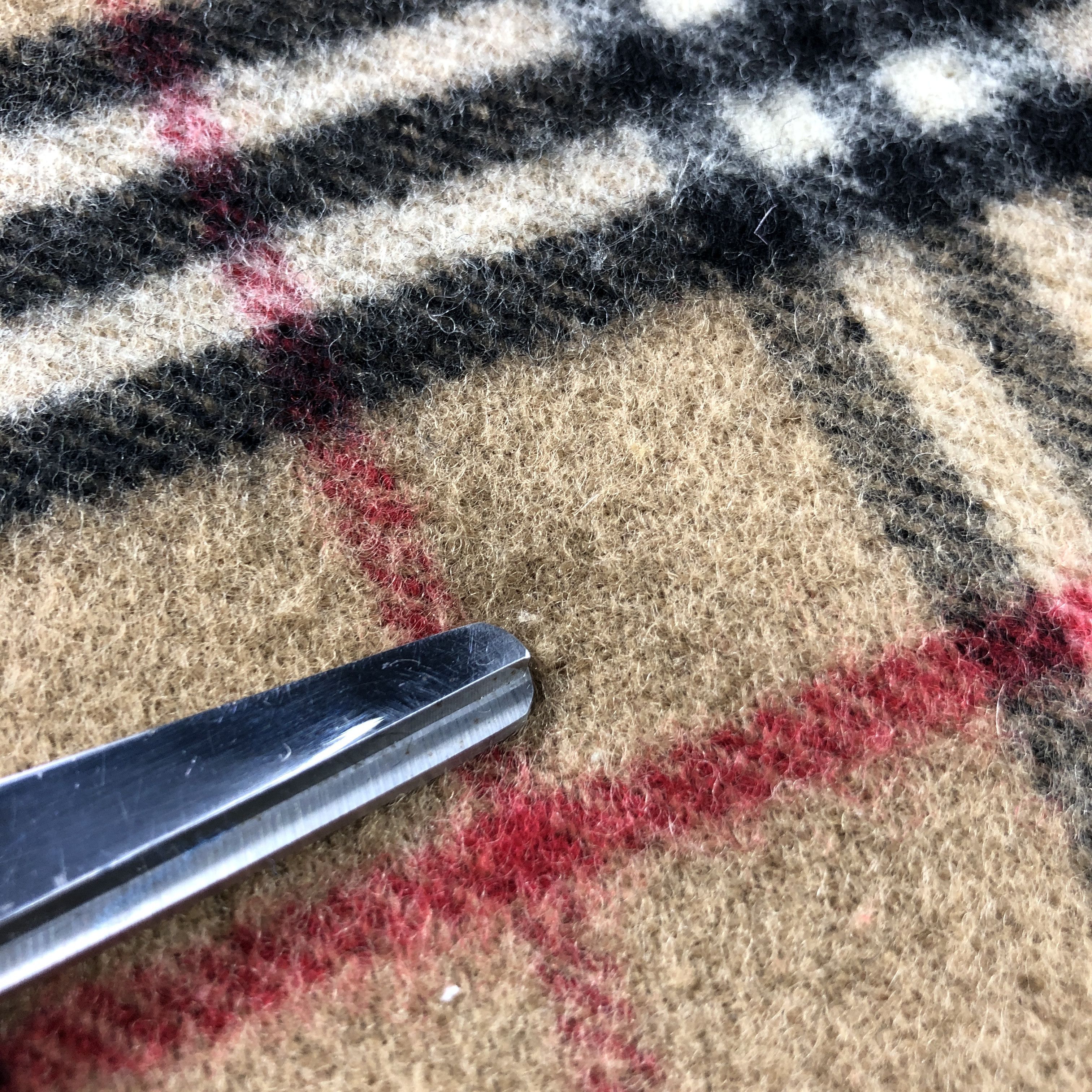 Burberry Burberry Tan Nova Check Wool Scarf Muffler V2869 Size ONE SIZE - 14 Thumbnail