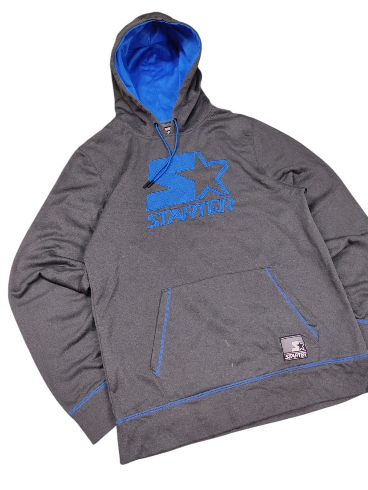 NFL × Starter × Vintage VINTAGE Y2K Starter Spell Out Hoodie Sweatshirts Size US L / EU 52-54 / 3 - 3 Thumbnail