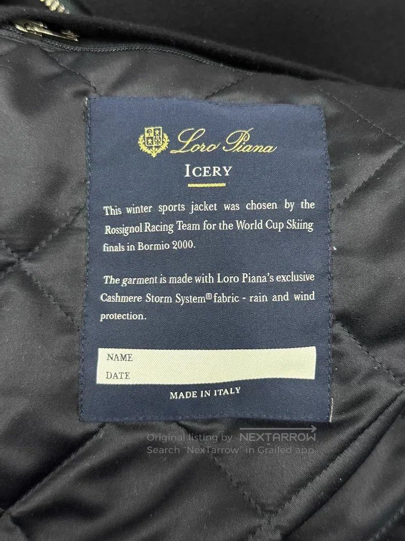 Loro Piana Loro Piana Blue Classic Fur Ski Jacket, Fur Collar is Cash Size L / US 10 / IT 46 - 4 Thumbnail