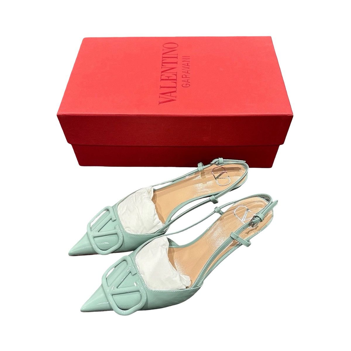 Valentino Valentino Garavani VLogo Signature slingback pumps Size US 6 / IT 36 - 1 Thumbnail