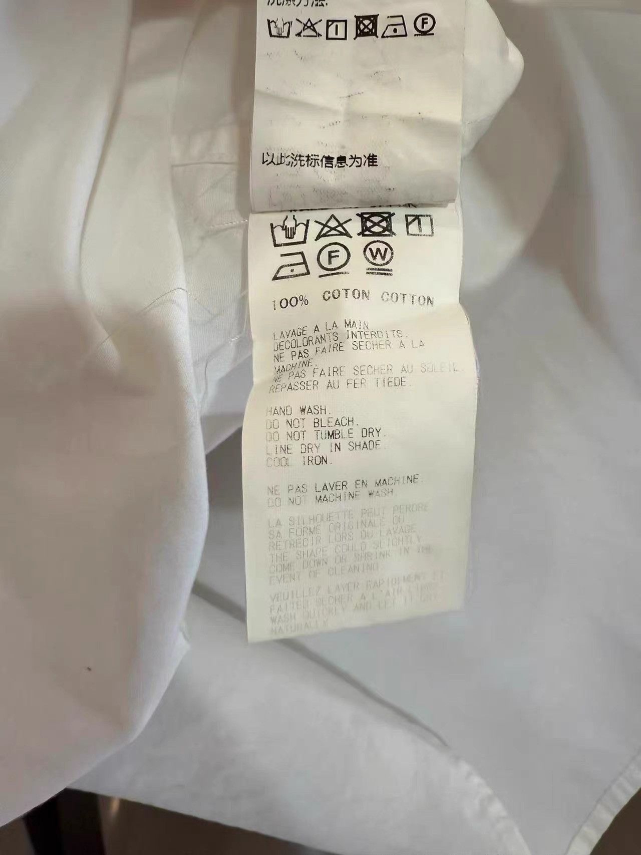 Yohji Yamamoto Yohji Yamamoto Pour Homme White Shirt K31 Size US L / EU 52-54 / 3 - 4 Thumbnail