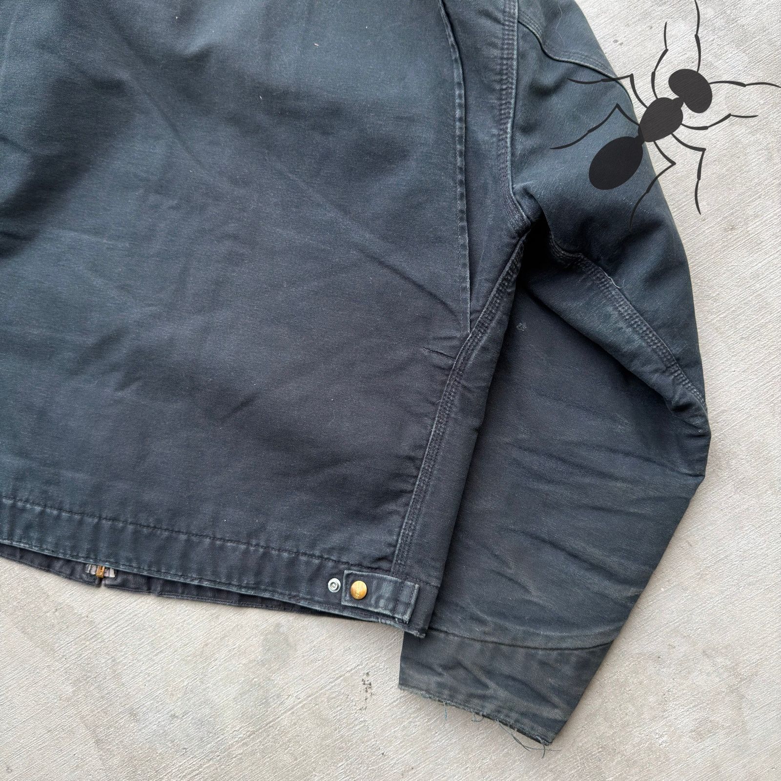 Carhartt × Vintage Carhartt J01 black Detroit work wear jacket Size US L / EU 52-54 / 3 - 8 Thumbnail