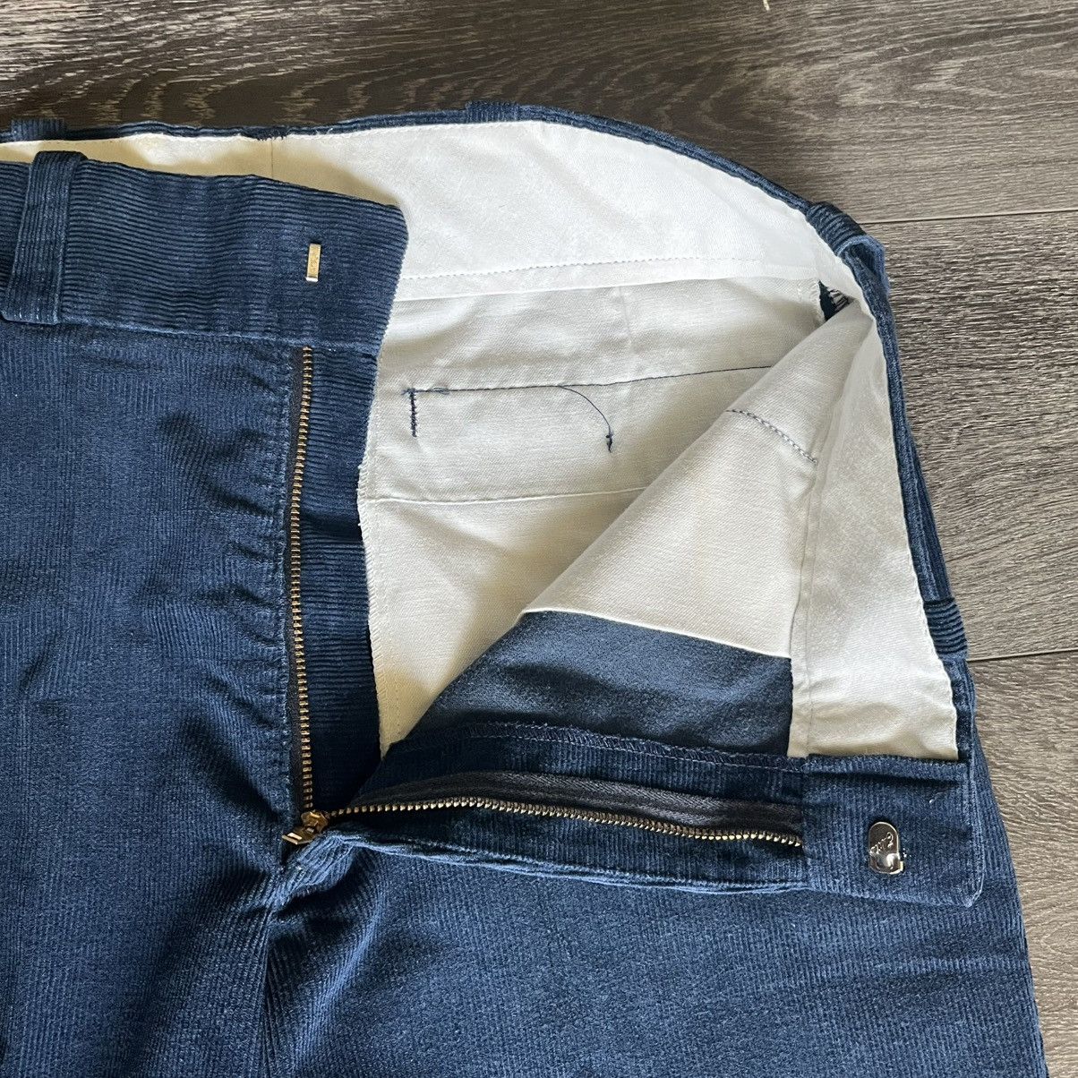 Big Mac Vintage 1980s Big Mac Blue Corduroy Pants Trousures 32x30 Size US 32 / EU 48 - 8 Thumbnail