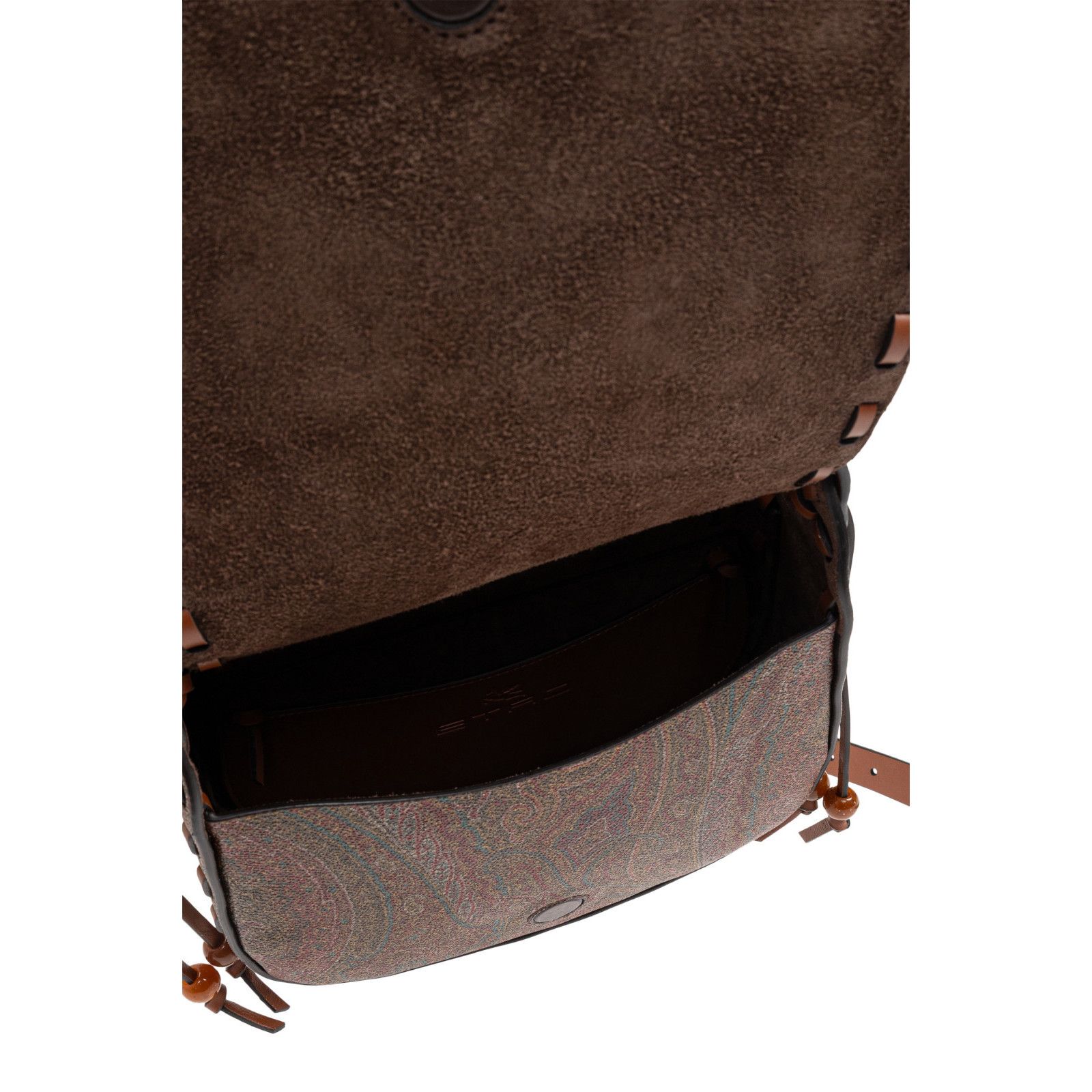 Etro ETRO Drya Small Brown Leather Shoulder Bag New And Authentic Size ONE SIZE - 4 Thumbnail