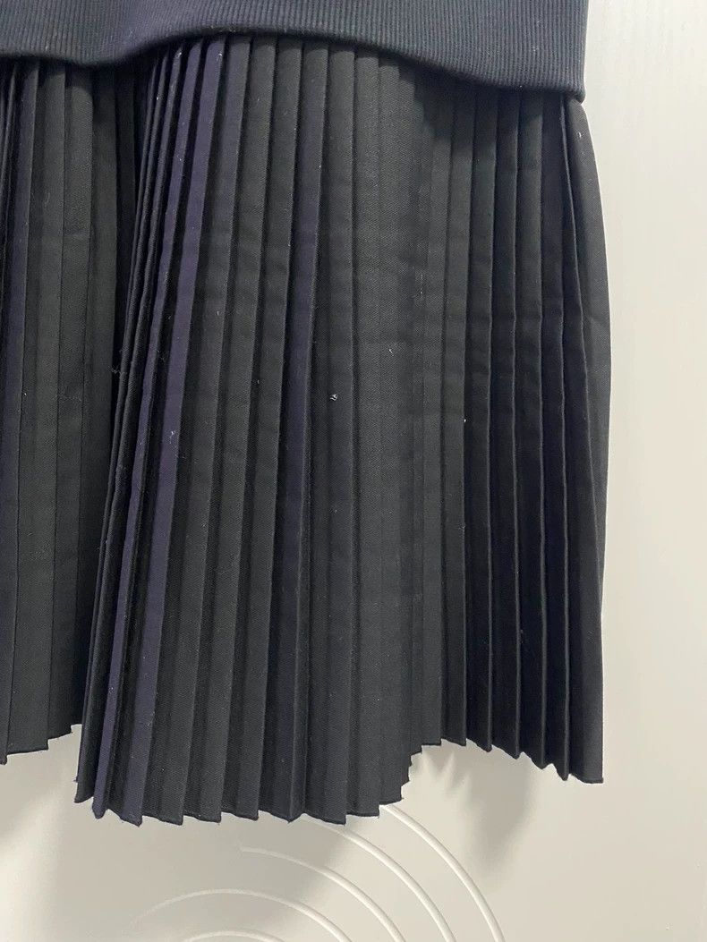Maison Margiela Terry fabric pleated sleeveless vest skirt Dresses