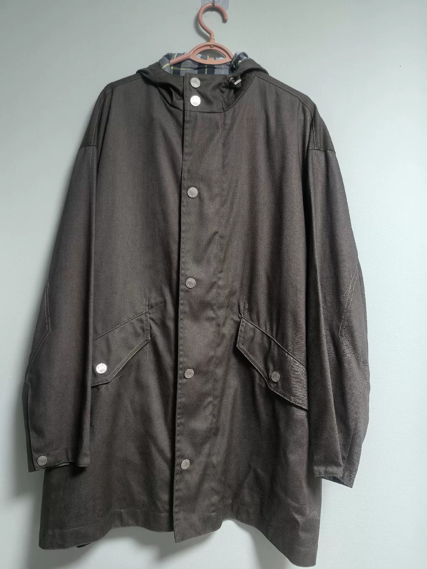Hermes Hermes Gray Windbreaker Size 50 Size US L / EU 52-54 / 3 - 1 Thumbnail