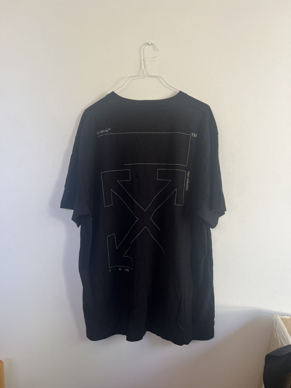 Off-White Off White Unfinished Logo TEE Size US XL / EU 56 / 4 - 5 Thumbnail