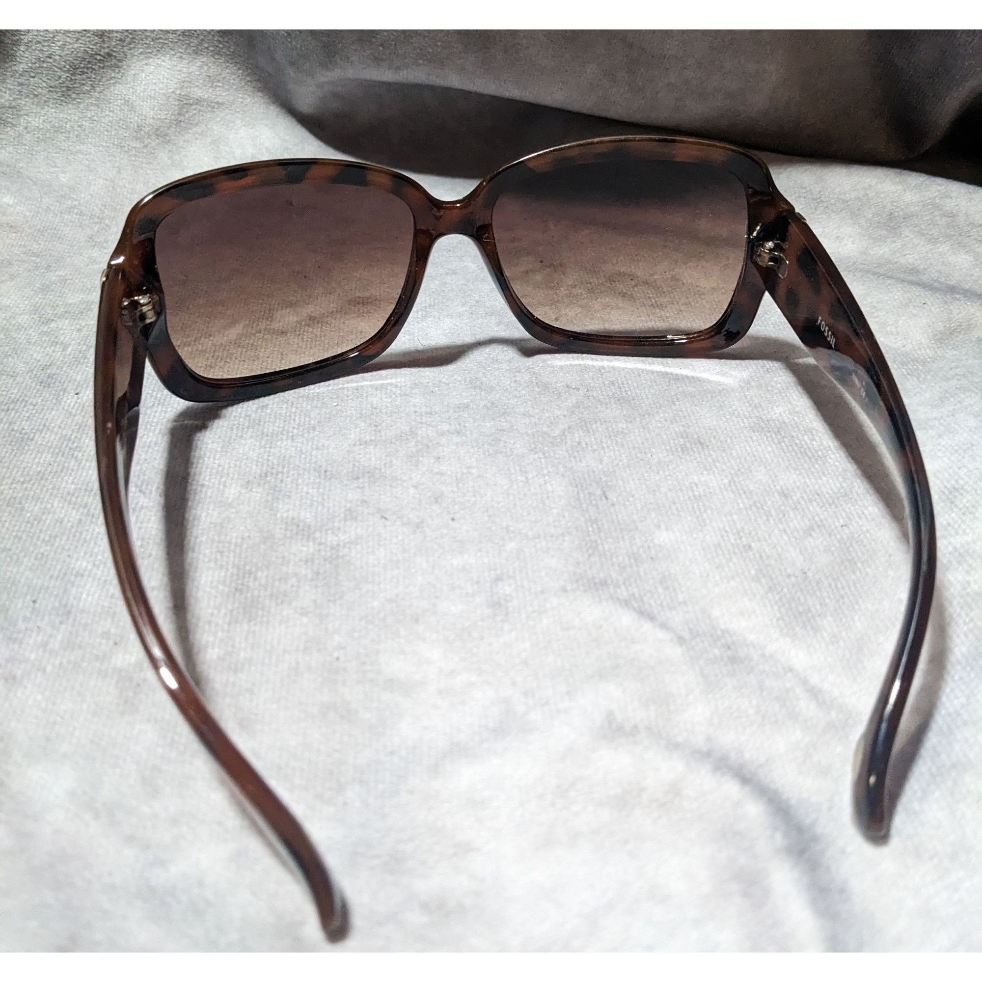 Fossil Retro 90s Fossil Brown Tortoise Sunglasses Size ONE SIZE - 3 Thumbnail