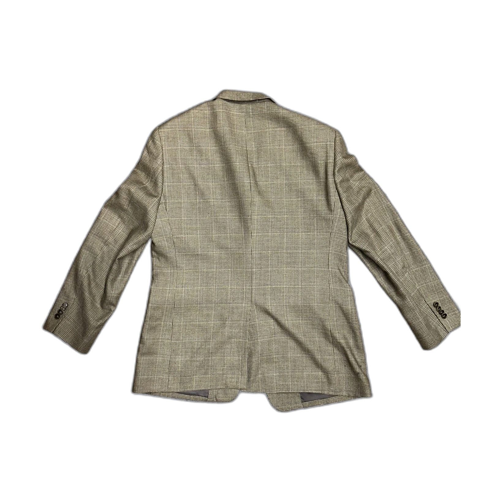 John Varvatos John W. Nordstrom Plaid Blazer Jacket Sport Coat Wool Silk B Size 34S - 2 Thumbnail