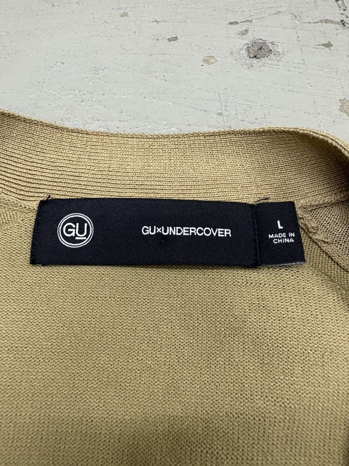 Undercover GU x Undercover Sheer Cardigan Beige colour Size US L / EU 52-54 / 3 - 2 Thumbnail