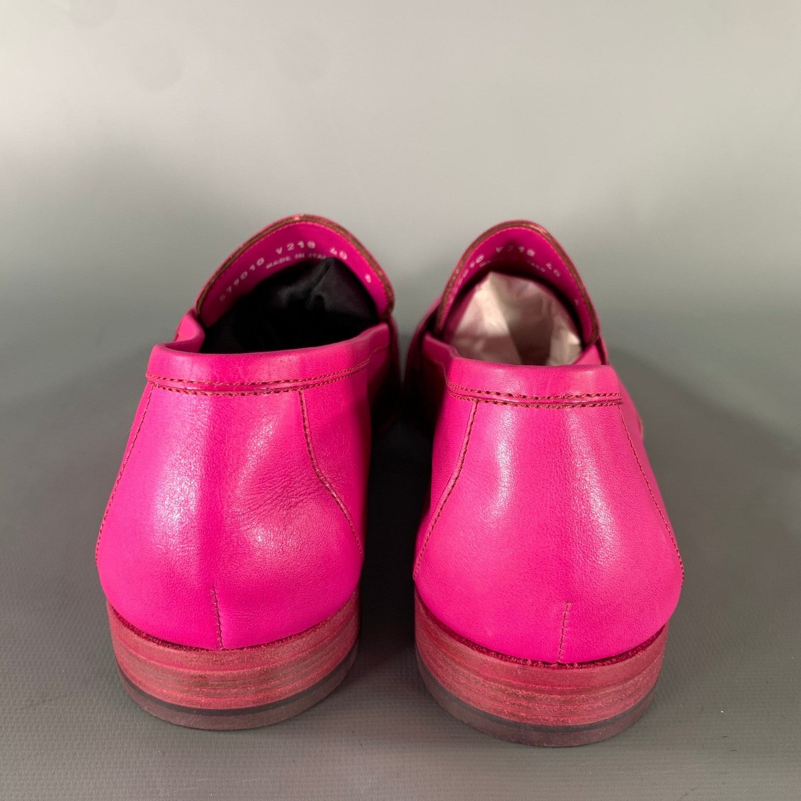 Paul Smith PS by PAUL SMITH Size 7 Pink Leather Slip On Loafers Size US 7 / EU 40 - 3 Thumbnail