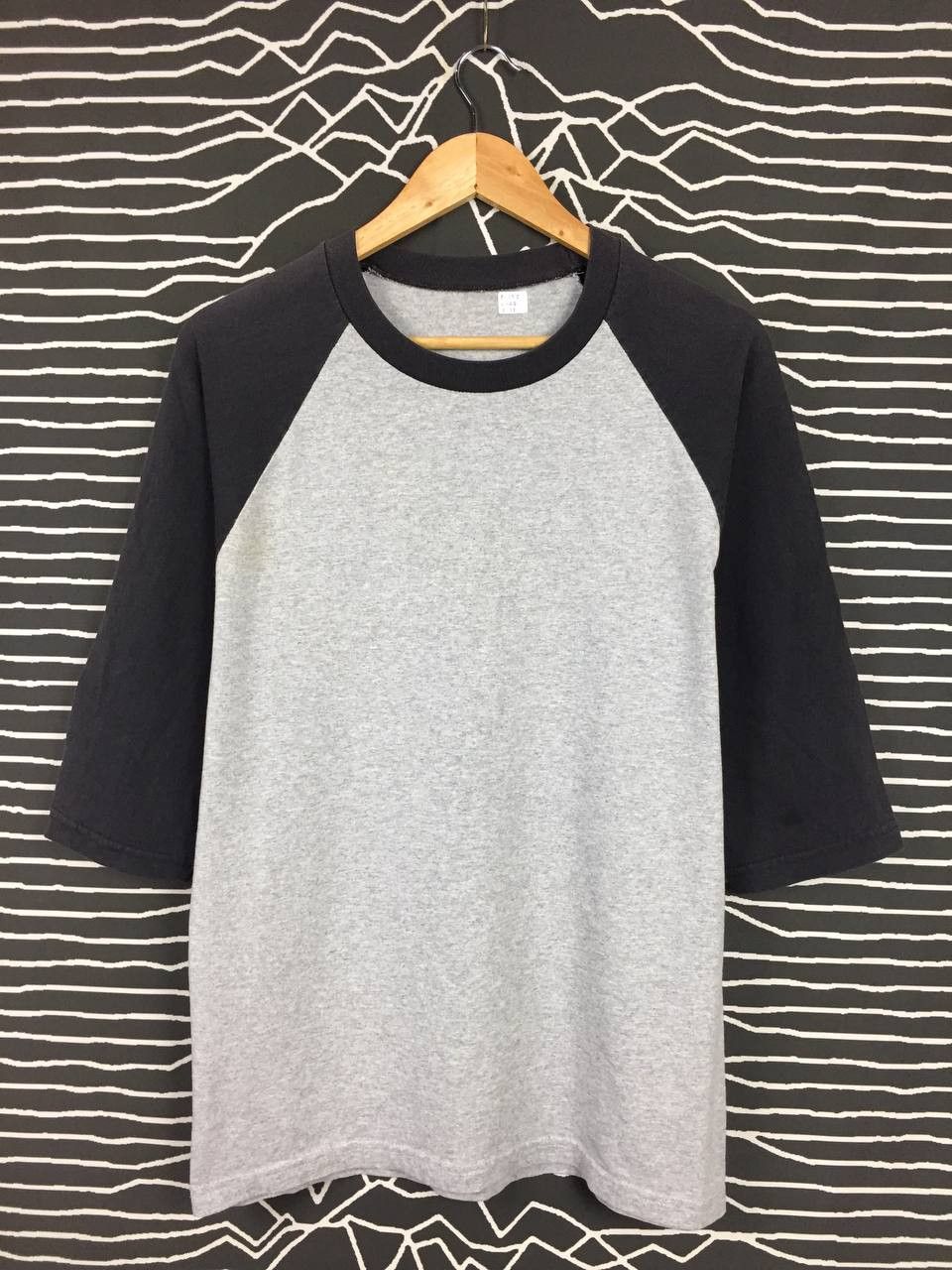 Vintage Plain Blank Essential 3Q Raglan Tee Size US M / EU 48-50 / 2 - 3 Thumbnail