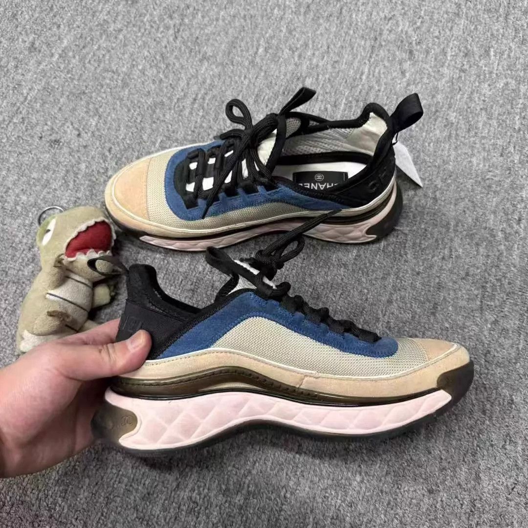 Chanel Chanel Double C Air Sneakers 98 New 36.5 EU Size US 6 / IT 36 - 3 Thumbnail