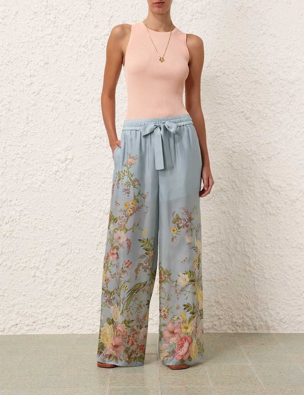 Zimmermann oc11z0525 Waverly Relaxed Sweatpant in Multicolor Size 26" / US 2 / IT 38 - 7 Thumbnail