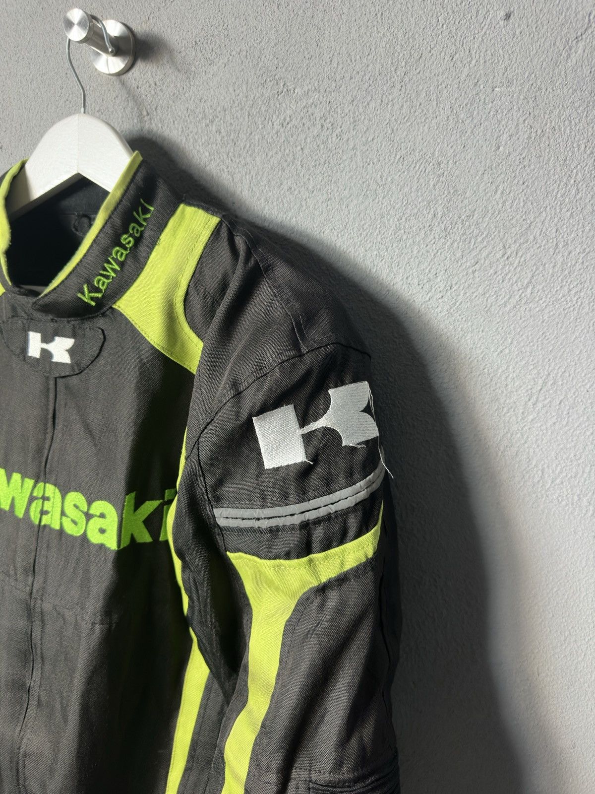 NASCAR × Vintage Kawasaki Racing Jacket Size US L / EU 52-54 / 3 - 3 Thumbnail