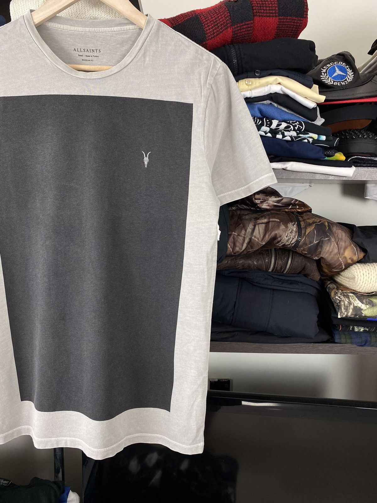 Allsaints × Vintage Vintage Y2K Allsaints Tee Logo Luxury Size US S / EU 44-46 / 1 - 4 Thumbnail
