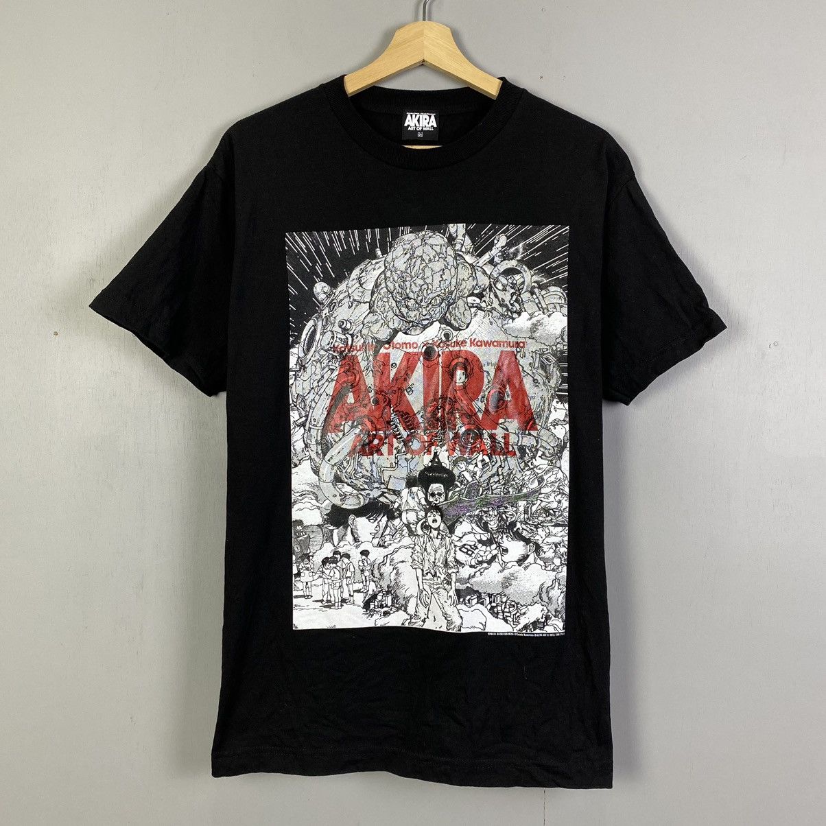 image of Stealkatsuhiro Otomo X Kosuke Kawamura Akira Art Of Wall in Black, Men's (Size Medium)