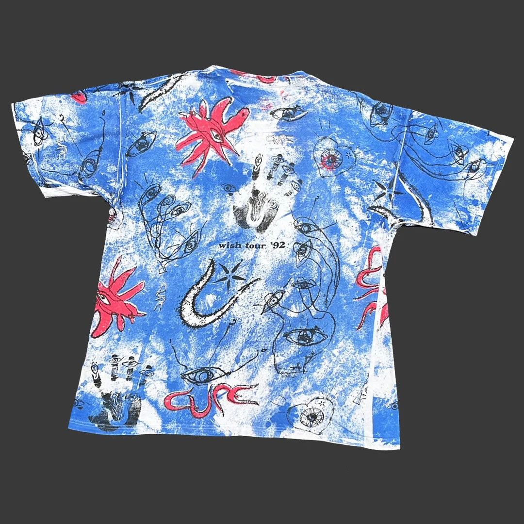 Band Tees The Cure 1992 Vintage Wish Euro Tour Band Concert T-Shirt Size US XL / EU 56 / 4 - 2 Thumbnail