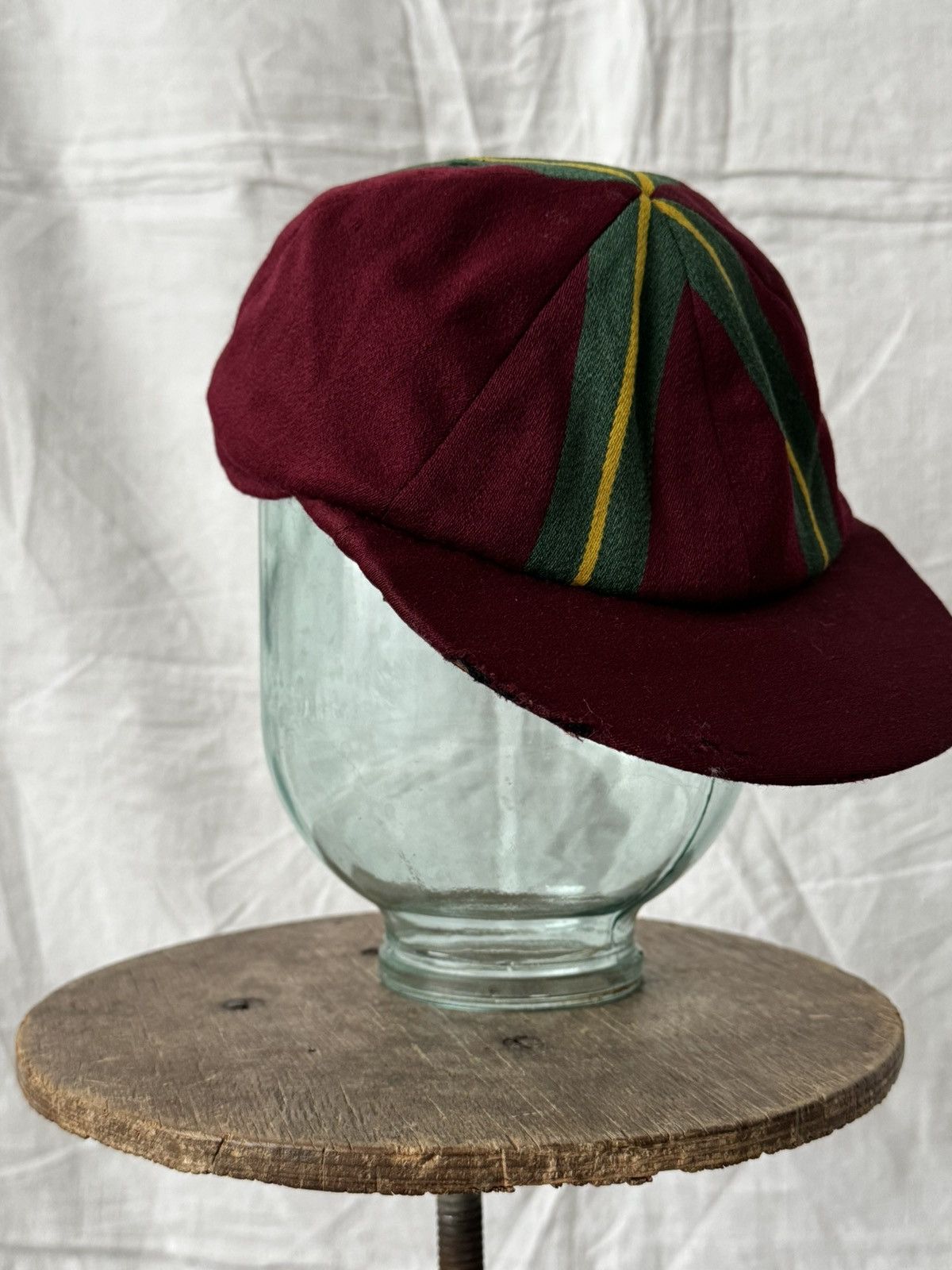 Vintage 1940s Vintage England 'Foster' Faded Wool Cricket Hat Size ONE SIZE - 3 Thumbnail