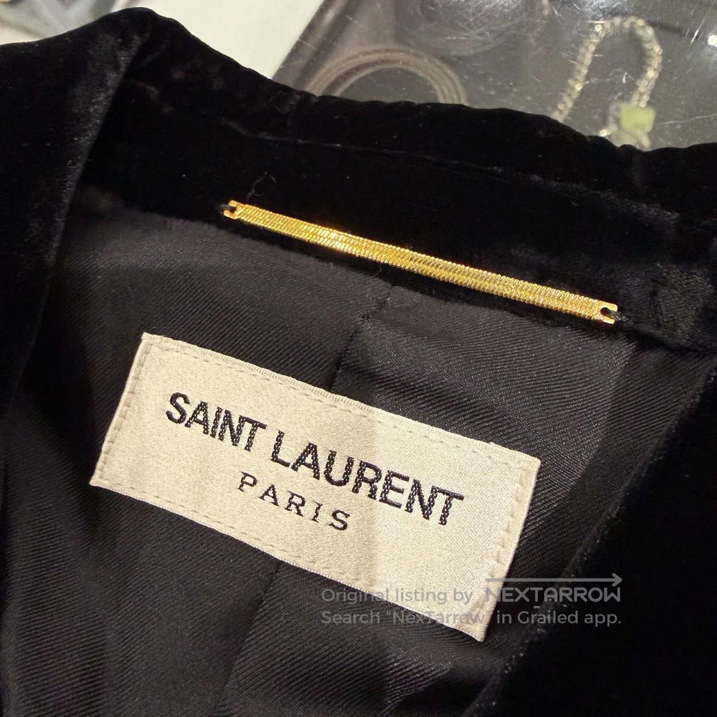 Saint Laurent Paris Saint Laurent Velvet Blazer. Size XXS / US 00 / IT 34 - 7 Thumbnail