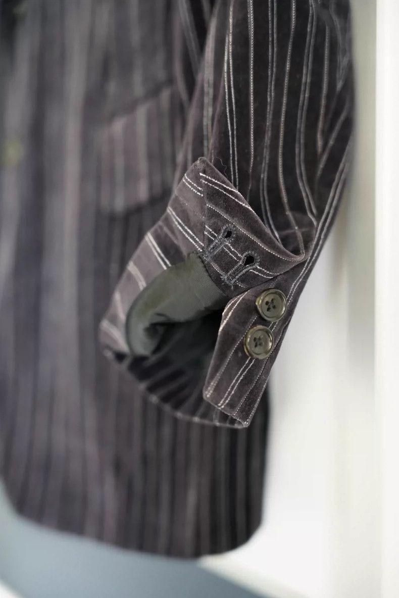 Yohji Yamamoto Yohji Yamamoto Yohji Yamamoto Velvet Pinstripe Suit Jacket Size US M / EU 48-50 / 2 - 4 Thumbnail