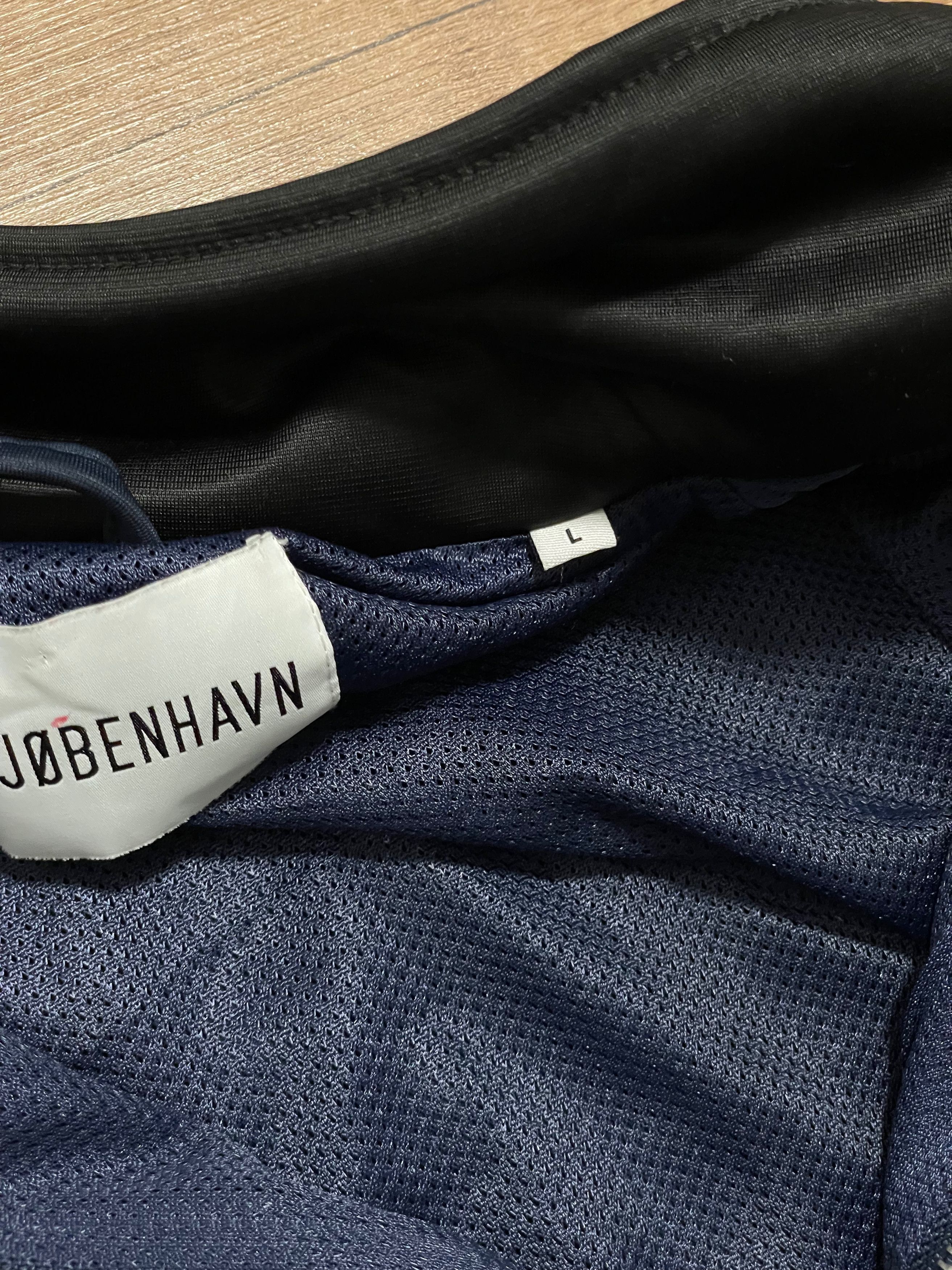 Han Kjobenhavn Rare Han Kjobenhavn Patchwork Denim Nylon Track Top Jacket Size US L / EU 52-54 / 3 - 4 Thumbnail
