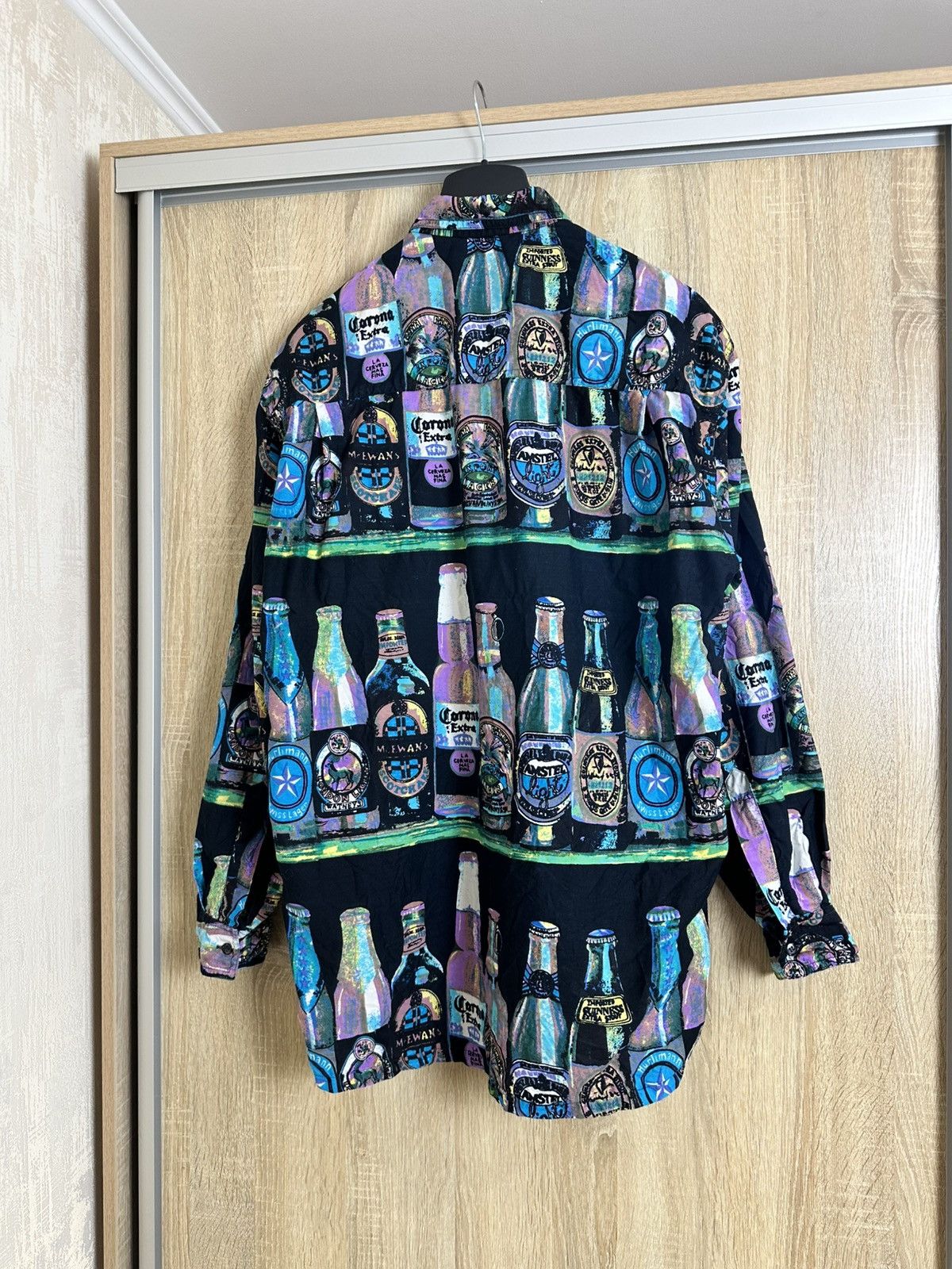 Mambo 🔥 Corona Extra Beer Big Art Button Up Shirt Guinness Versace Size US M / EU 48-50 / 2 - 3 Thumbnail