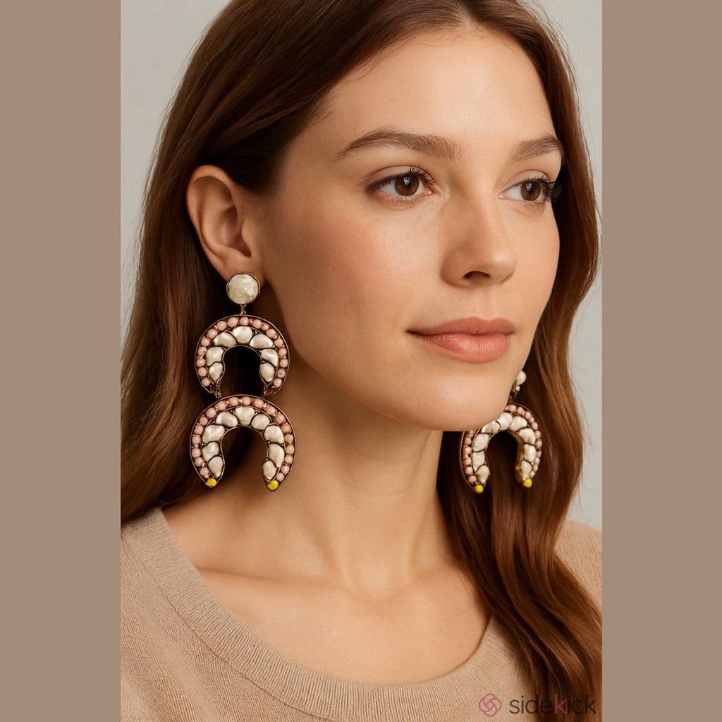 Other BaubleBar Crescent Statement Drop Earrings – NWOT Size ONE SIZE - 2 Thumbnail