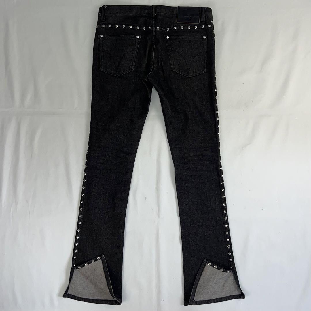 Hysteric Glamour Hysterics STUDS FLARE DENIM Size US 29 - 2 Thumbnail