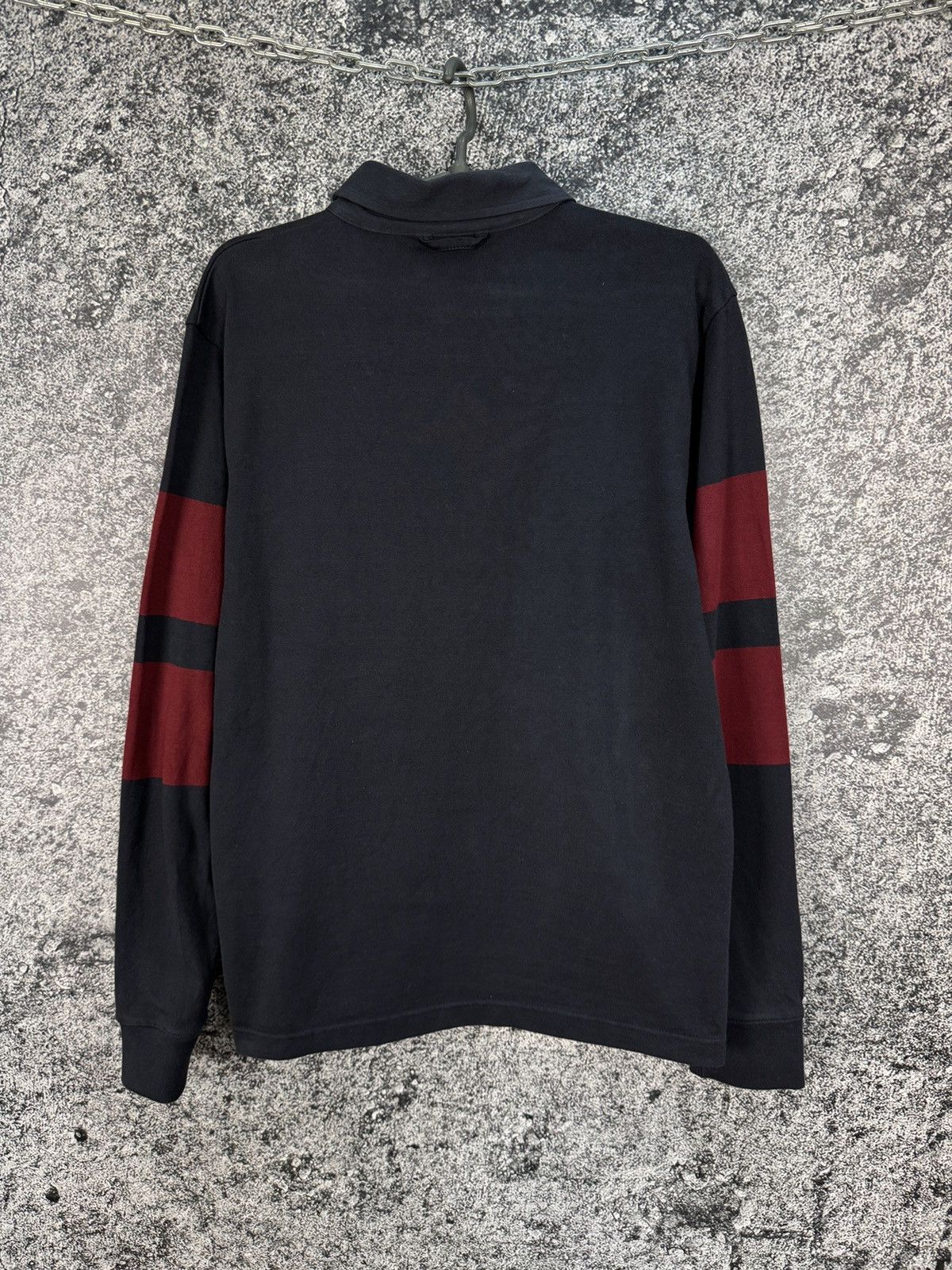 Gant GANT Vintage Polo Long Sleeve Rugby Shirt Big Logo Size M Size US M / EU 48-50 / 2 - 12 Thumbnail
