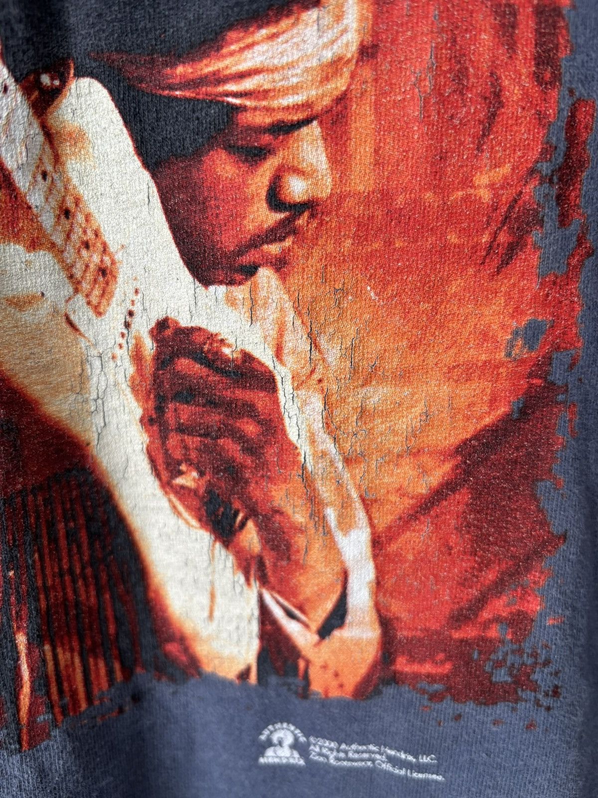 Jimi Hendrix Vintage 2002 Jimi Hendrix Live At Woodstock Band Tee Size US M / EU 48-50 / 2 - 5 Thumbnail