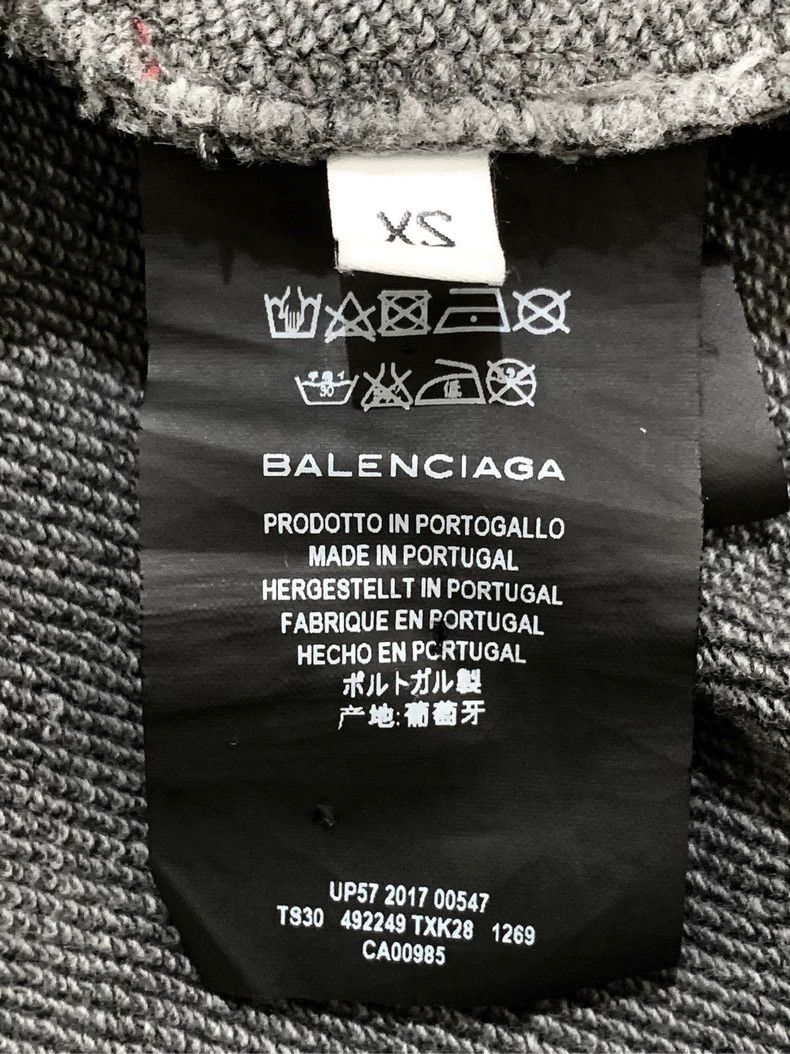 Balenciaga Balenciaga Old Hooded Sweatshirt with Figure Print hoodie 2 Size US XS / EU 42 / 0 - 7 Thumbnail