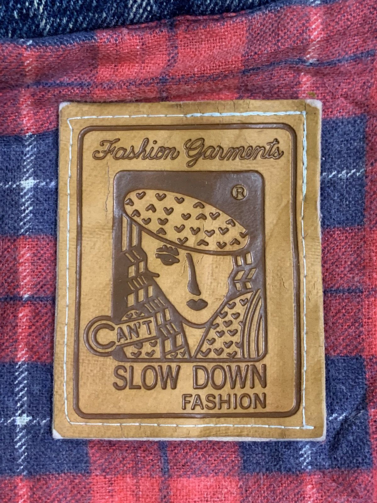 Japanese Brand Rare Design Vintage Slow Down Fashion Denim Jackets Size XXL / US 16-18 / IT 52-54 - 4 Thumbnail