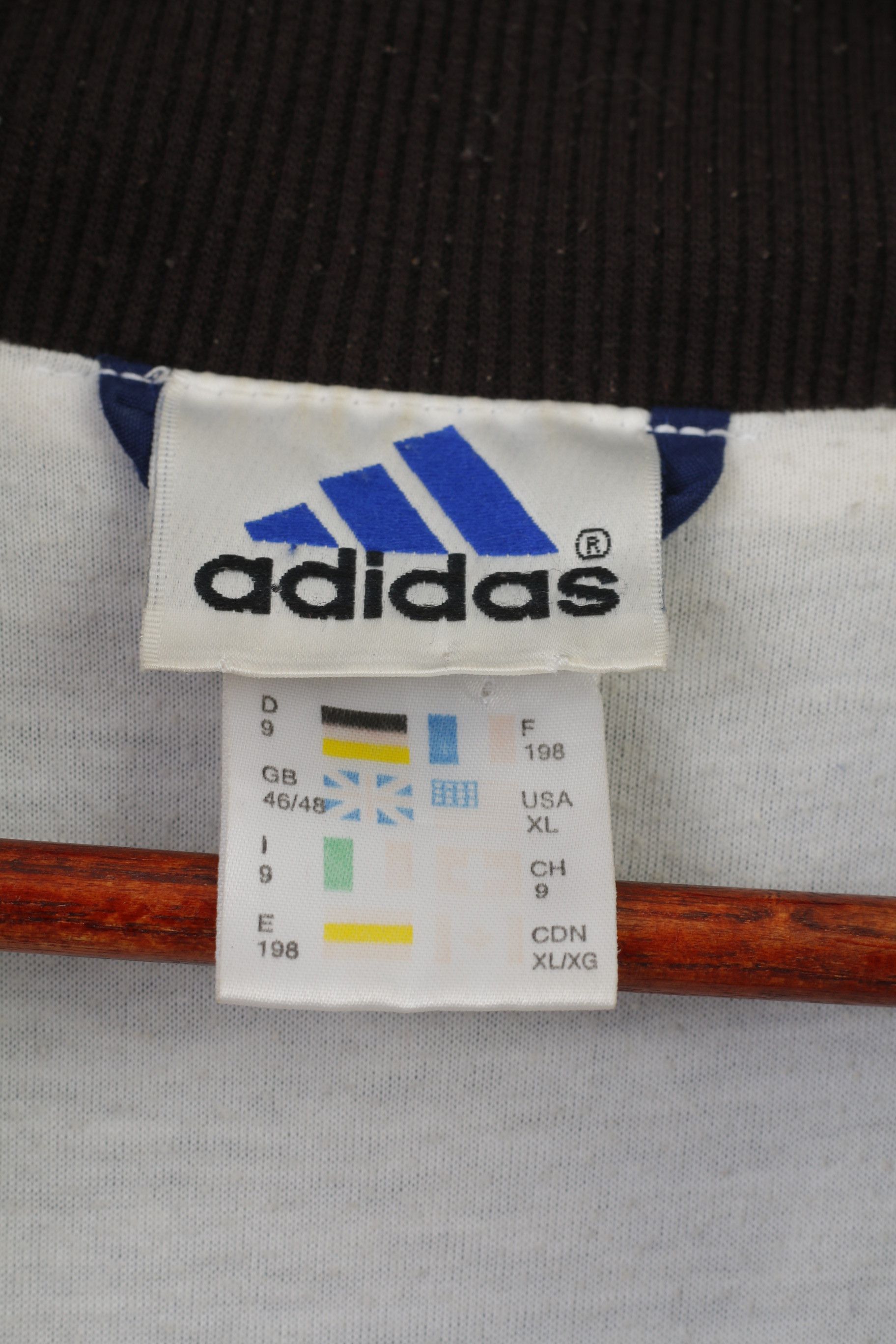 Adidas Adidas Men XL Jacket Navy Bomber Vintage 0085 Size US XL / EU 56 / 4 - 4 Thumbnail