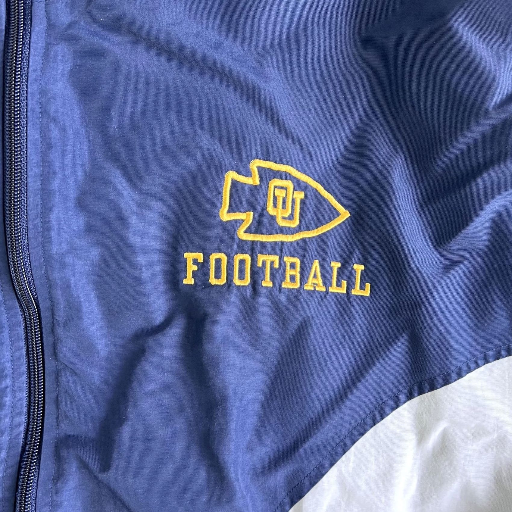 Russell Athletic Vintage Russell Athletic Jacket Mens 2XL Blue Full Zip Football Windbreaker 90s Size US XXL / EU 58 / 5 - 2 Thumbnail