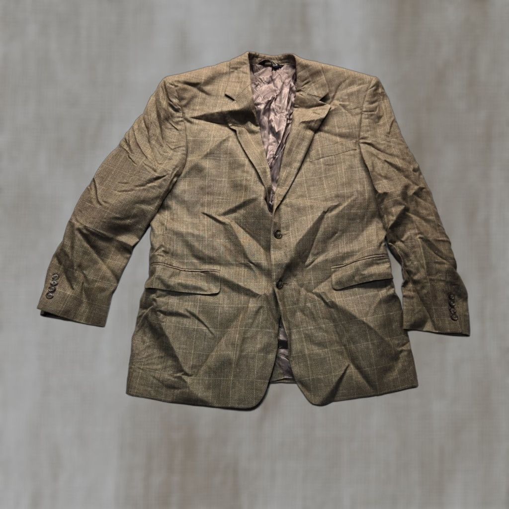 Jos. A. Bank JOS.A.BANK Brown Blazer Jacket Two Button Adult Men's Size 43R Size 46R - 1 Thumbnail