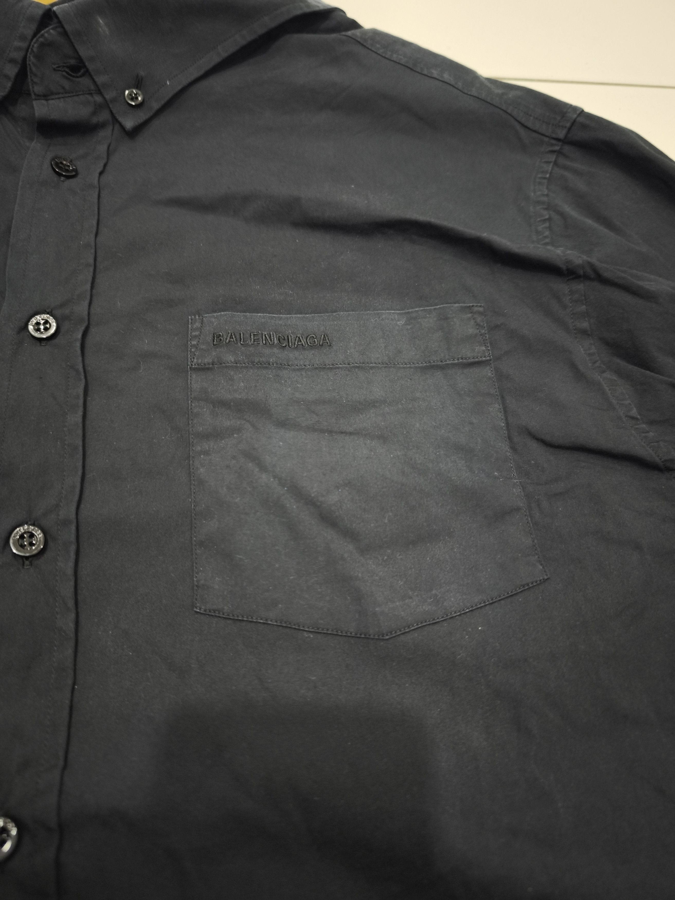 Balenciaga Balenciaga Open Collar Shirt Size US L / EU 52-54 / 3 - 7 Thumbnail