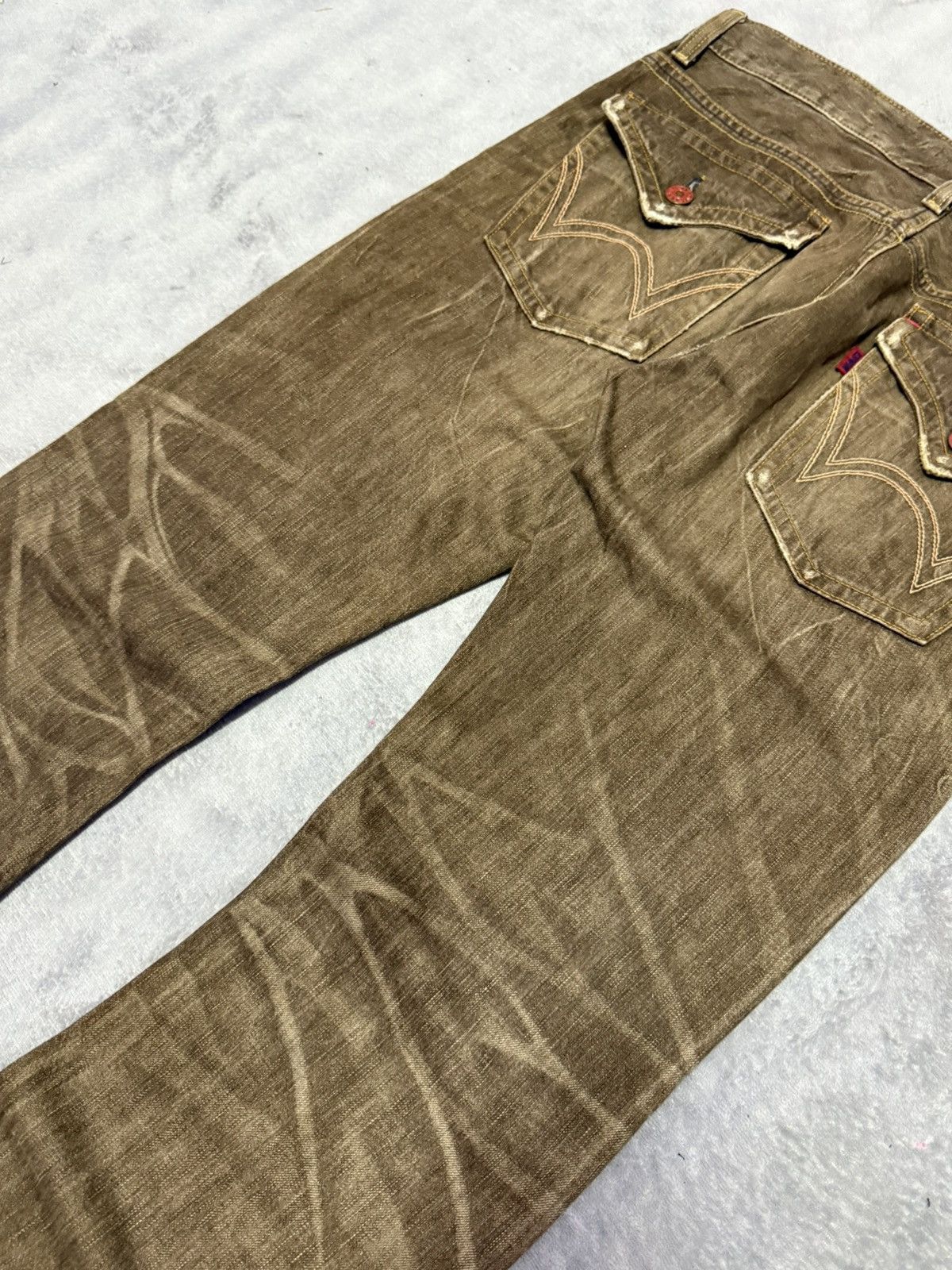 Edwin Edwin 503 Flare Faded Brown Bootcut Jeans Size US 34 / EU 50 - 14 Thumbnail