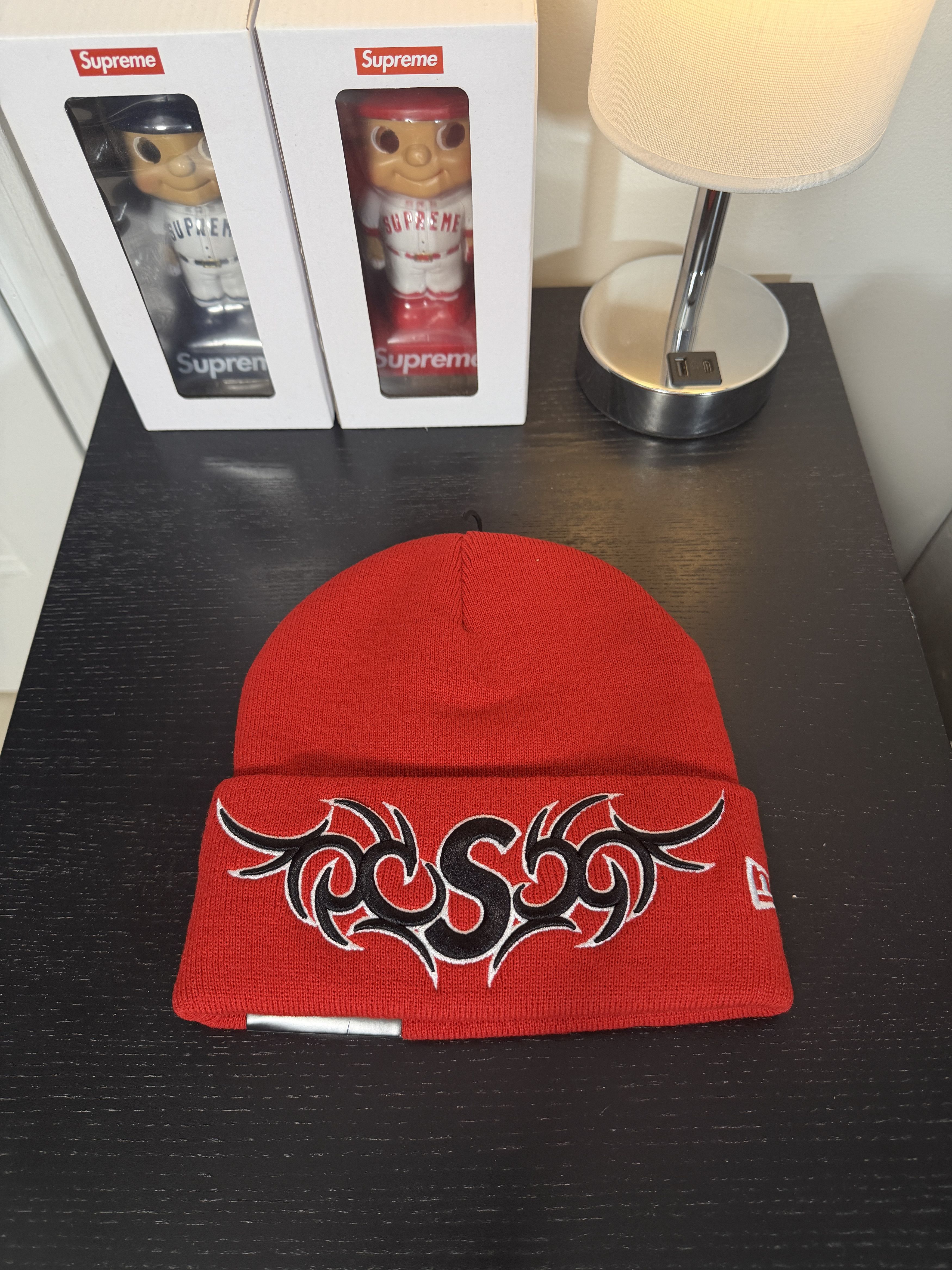 Supreme TRIBAL S LOGO BEANIE Size ONE SIZE - 1 Thumbnail