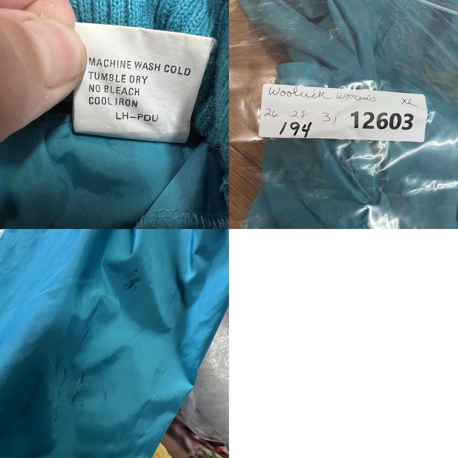 Vintage VINTAGE Woolrich Windbreaker Jacket Women XL Blue Softshell Casual Outdoor Size XL / US 12-14 / IT 48-50 - 8 Thumbnail