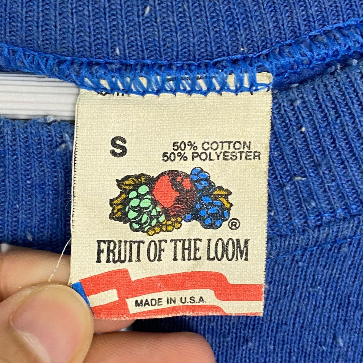 Other Vintage Fruit Of The Loom Sweatshirt Navy Blue Size S Size US S / EU 44-46 / 1 - 4 Thumbnail