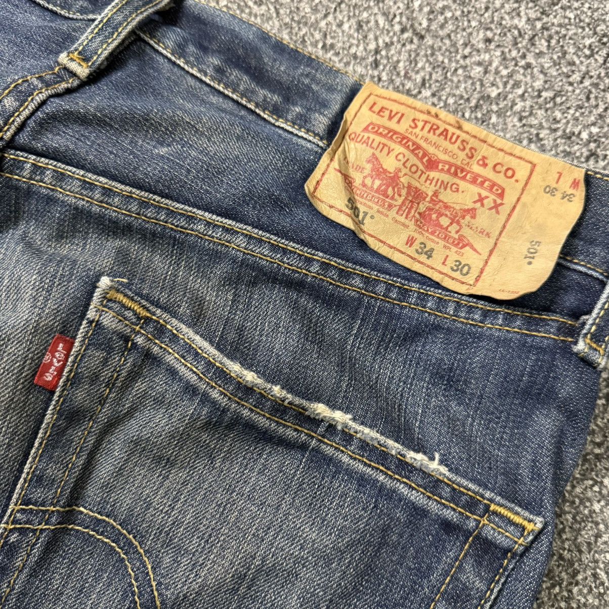 14th Addiction Y2K Levis 501 Baggy Wide Leg Denim W34 Size US 34 / EU 50 - 10 Thumbnail
