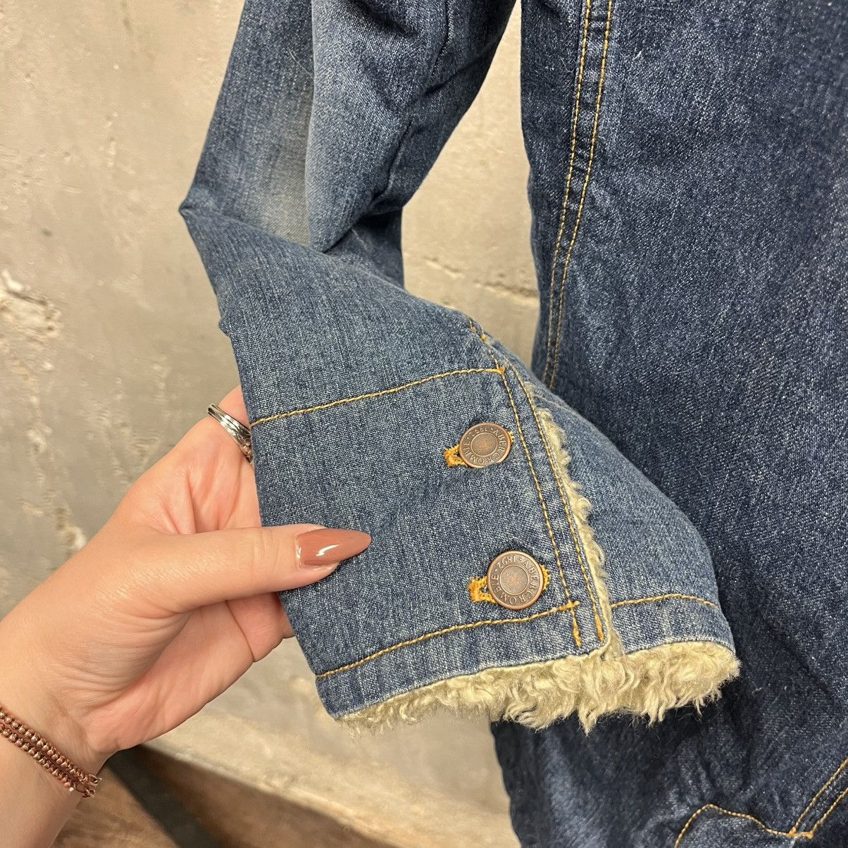 Abercrombie & Fitch × Vintage Vintage Y2K Abercrombie & Fitch Sherpa Lined Denim Jacket M Size M / US 6-8 / IT 42-44 - 5 Thumbnail