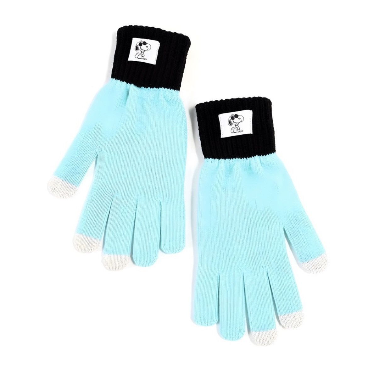 Peanuts Mint Blue Retro Snoopy Joe Cool Peanuts Gloves Adult OneSize Size ONE SIZE - 2 Thumbnail