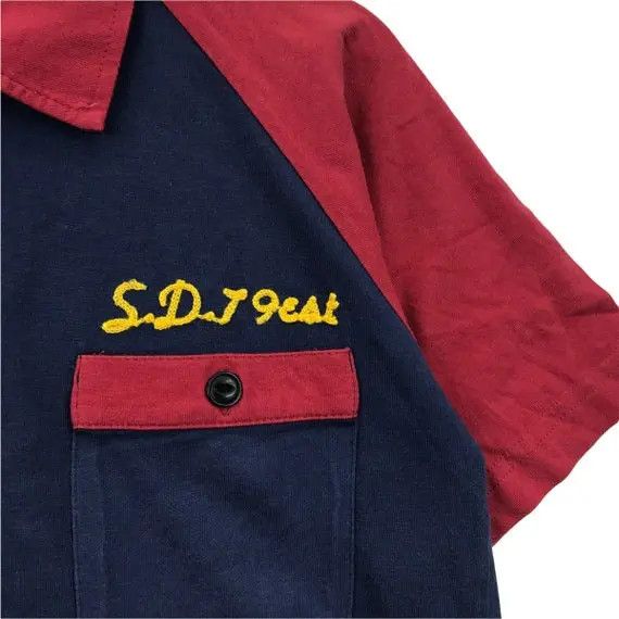 Studio D'Artisan Vtg STUDIO D’ARTISAN JAPAN Bowling Team Polo Tee Shirt Pigs Size L / US 10 / IT 46 - 2 Thumbnail