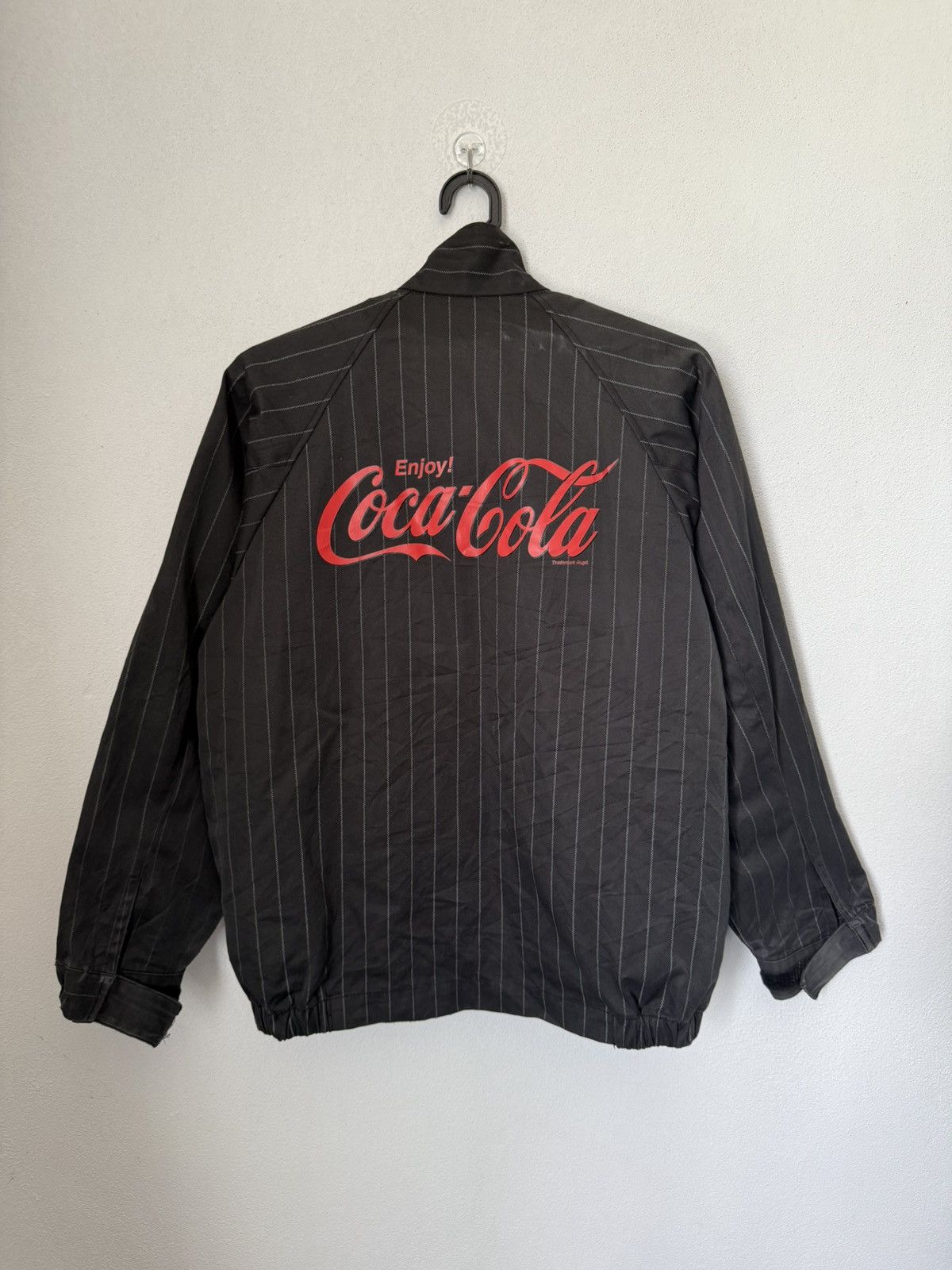 Coca Cola × Kith ENJOY COCA COLA JACKET BOMBER STYLE SPELL OUT WORK WEAR Size US M / EU 48-50 / 2 - 5 Thumbnail