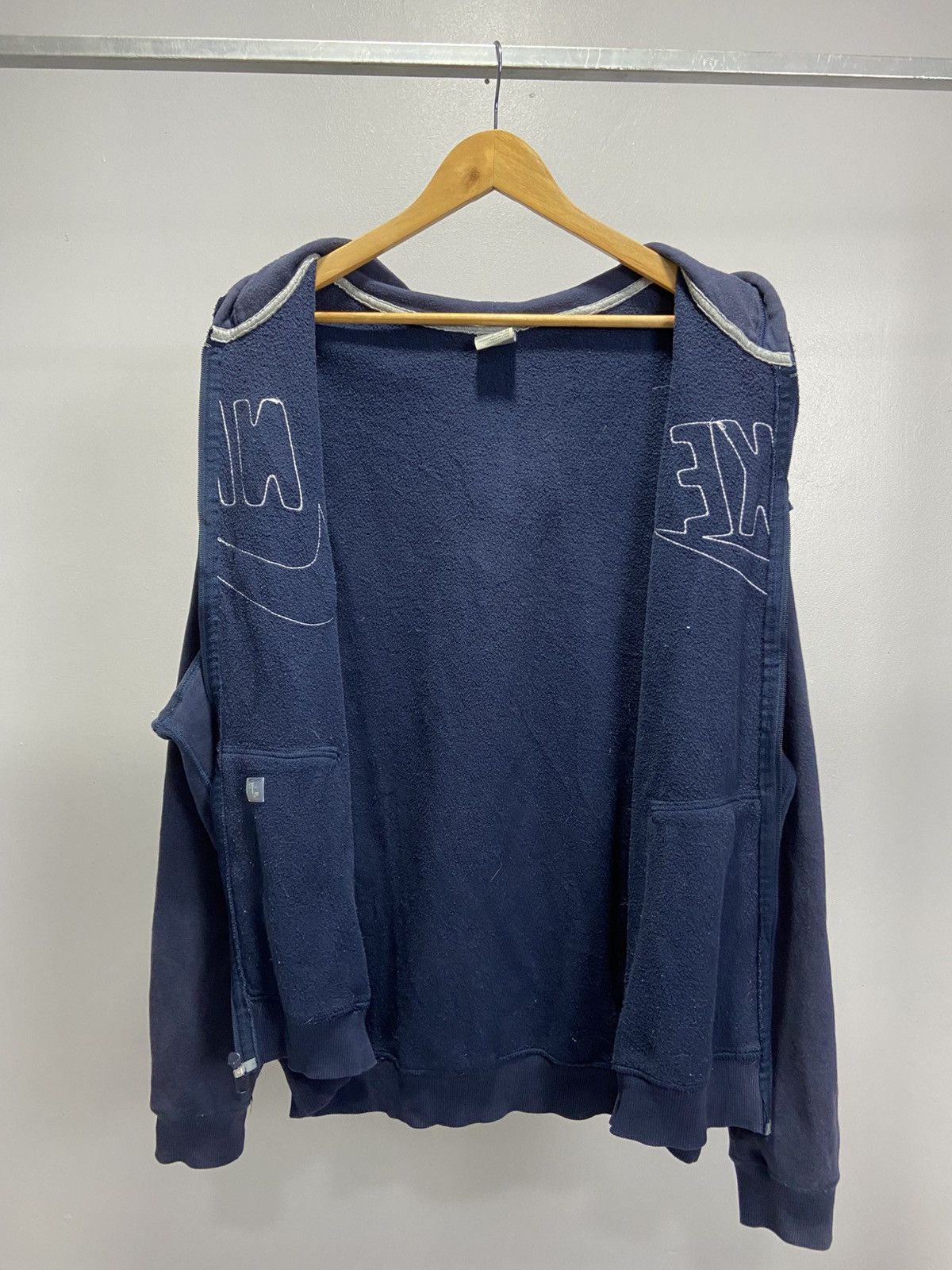Nike Nike Big logo zipper hoodie Size US XL / EU 56 / 4 - 3 Thumbnail