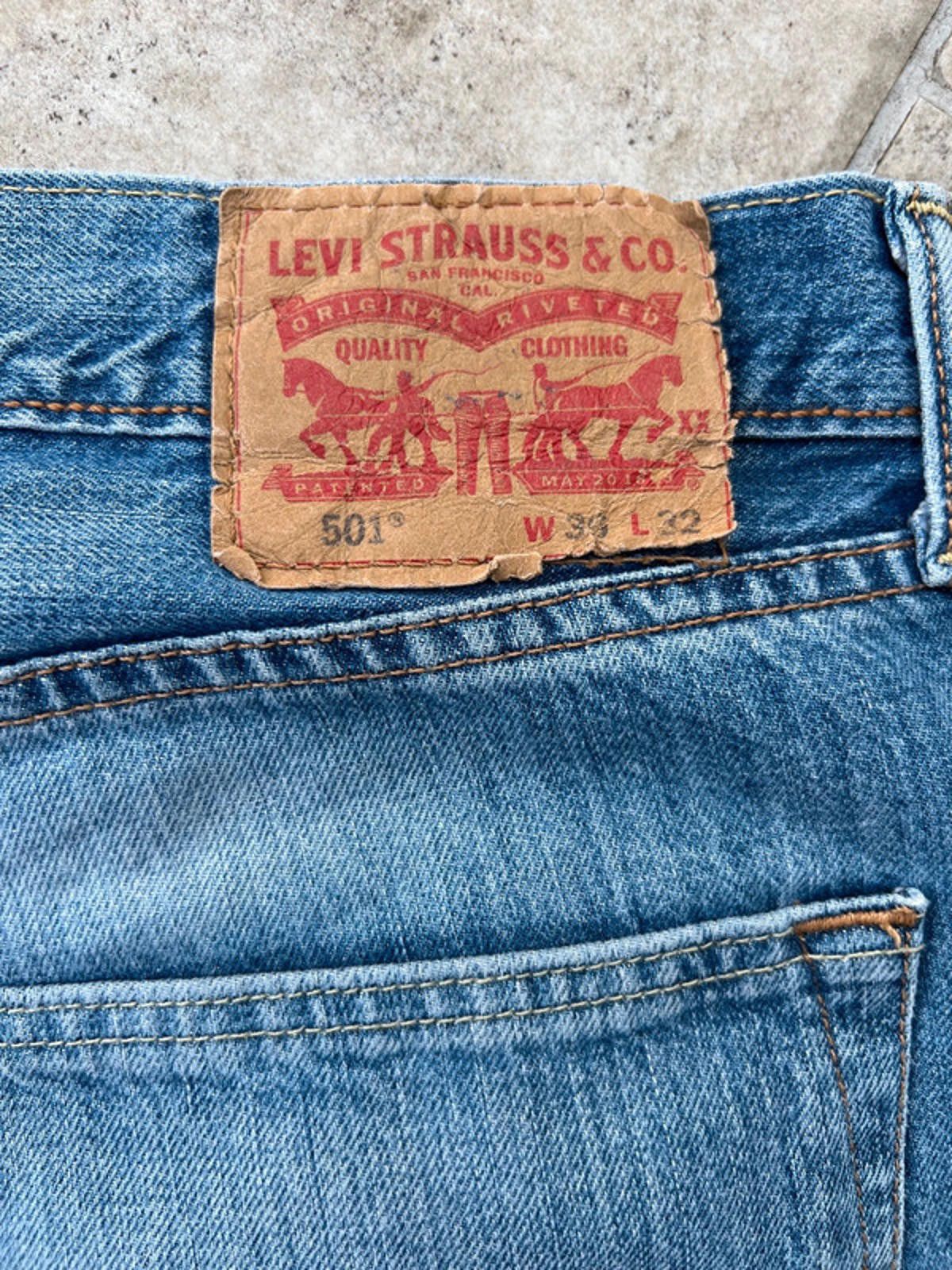 Levi's Levi’s 501 Medium Blue Denim Size US 36 / EU 52 - 5 Thumbnail