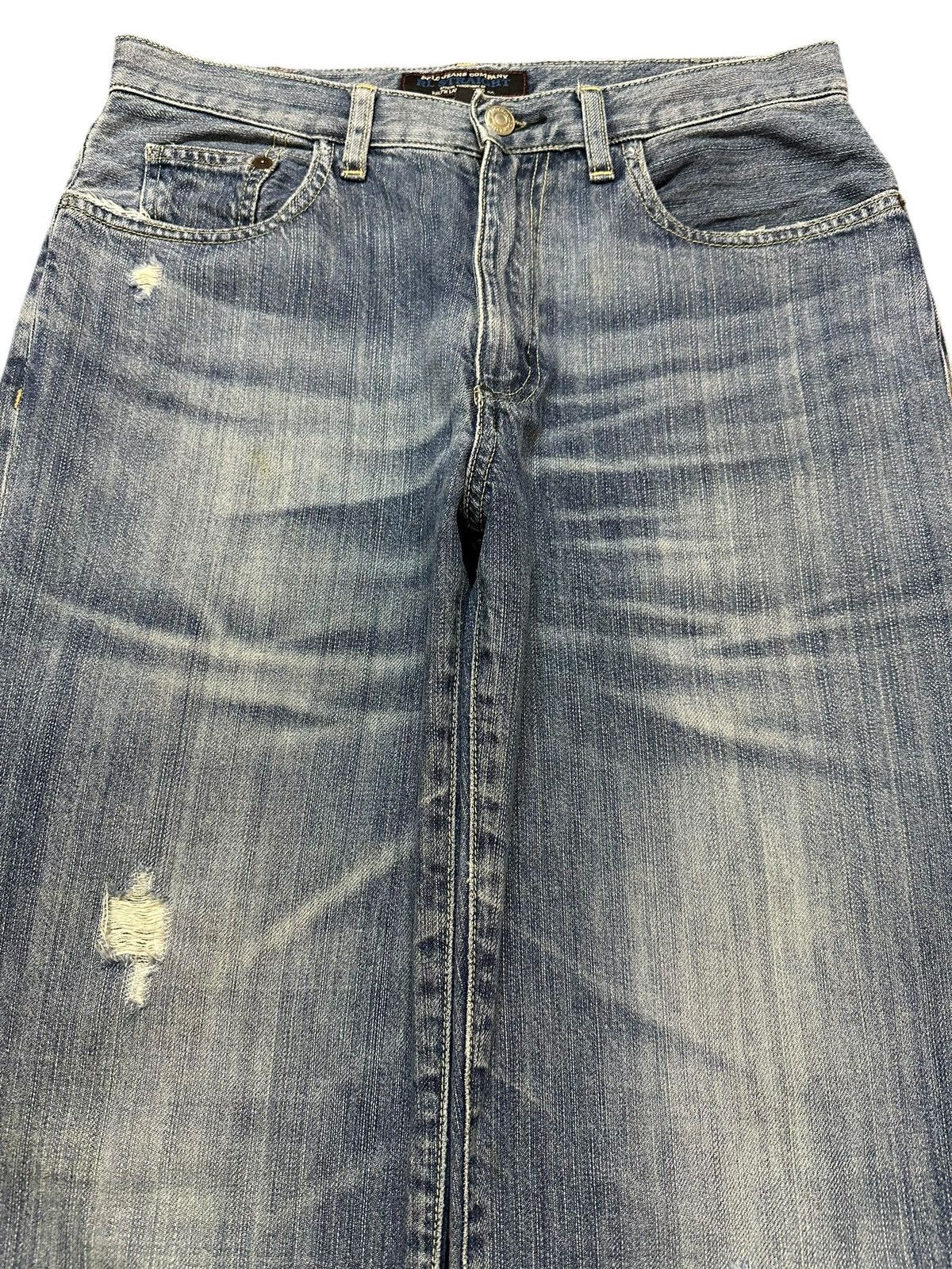 Polo Ralph Lauren Vintage RL Ralph Lauren Blue Faded Wash Distress Jeans Size US 30 / EU 46 - 3 Thumbnail
