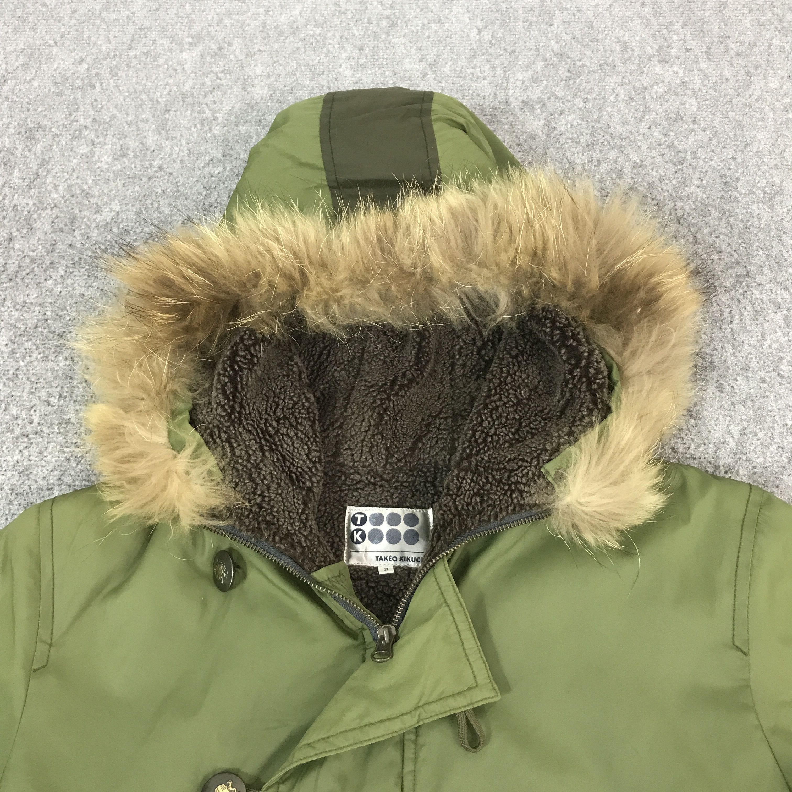 Takeo Kikuchi TAKEO KIKUCHI BOMBER FUR HOODIES JACKET K65B11 Size US L / EU 52-54 / 3 - 7 Thumbnail